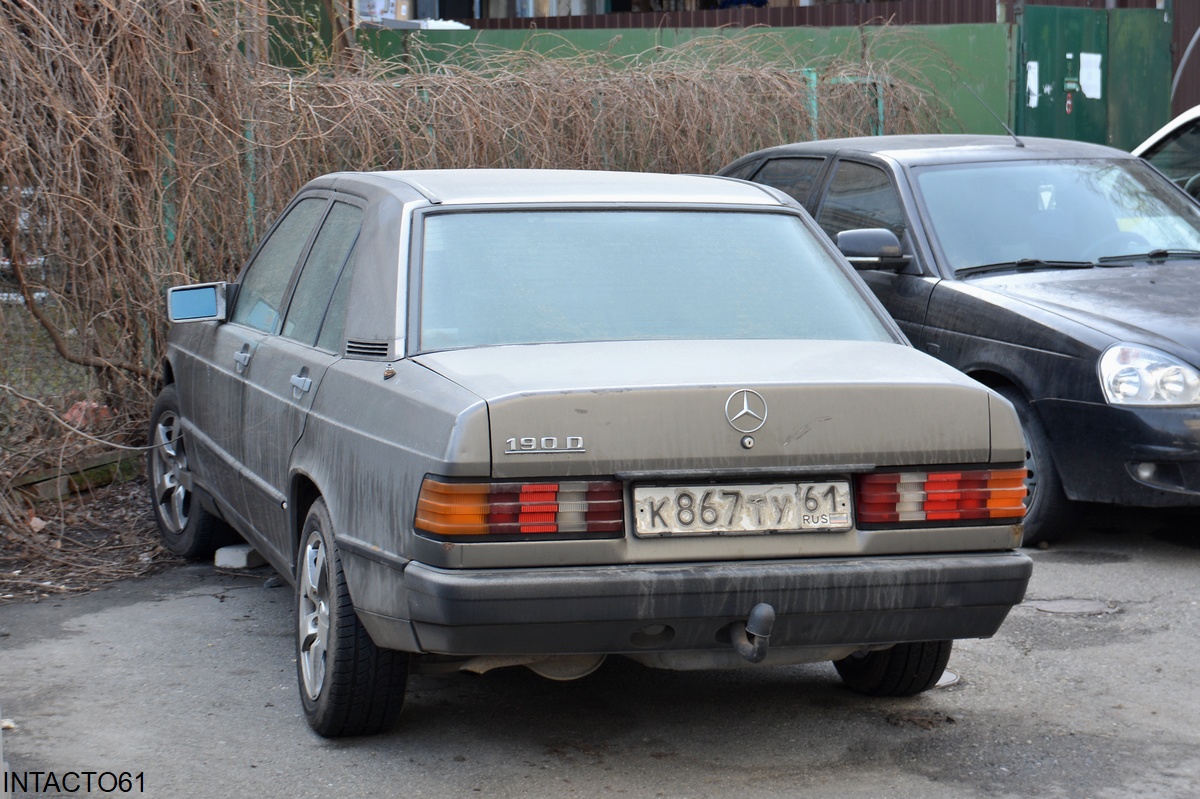 Ростовская область, № К 867 ТУ 61 — Mercedes-Benz (W201) '82-93