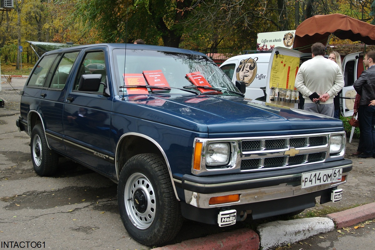 Ростовская область, № Р 414 ОМ 61 — Chevrolet S-10 Blazer (1G) 83-94; Ростовская область — Retro Motor Show_2013_Октябрь