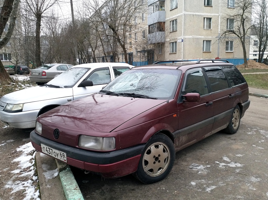 Тверская область, № Т 437 ОУ 69 — Volkswagen Passat (B3) '88-93