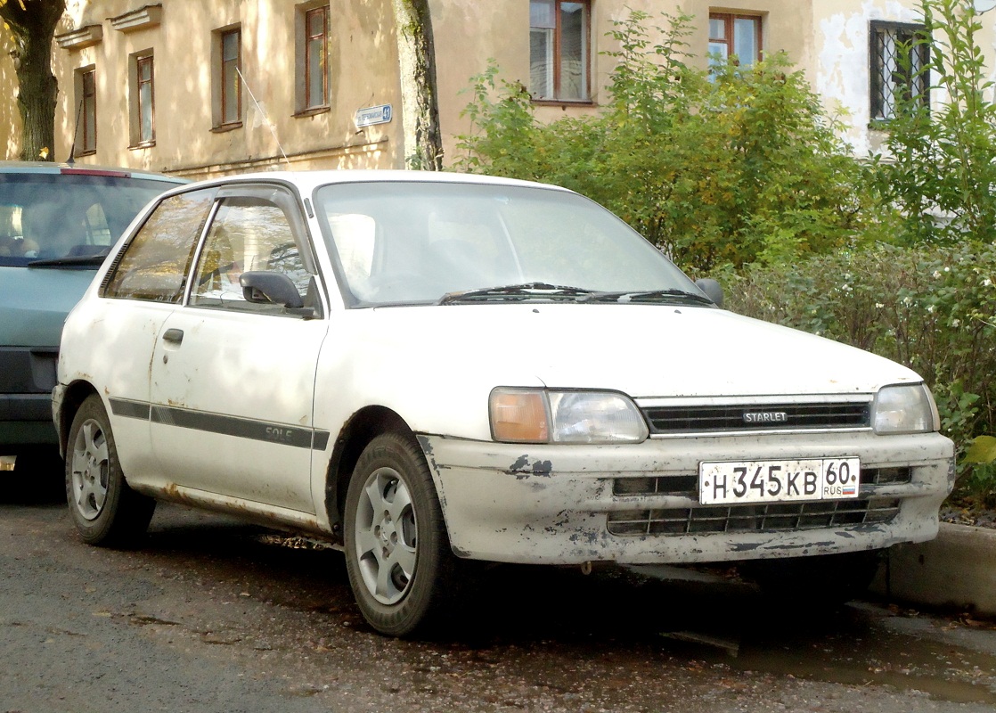 Псковская область, № Н 345 КВ 60 — Toyota Starlet (P80) '89-95