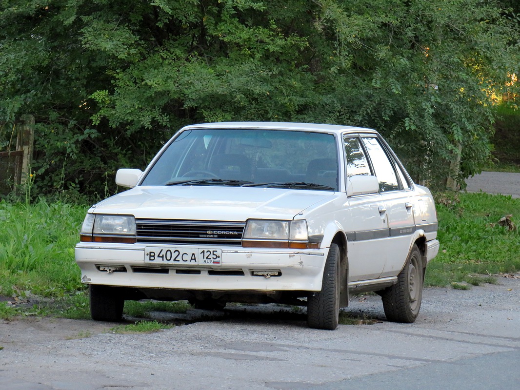Приморский край, № В 402 СА 125 — Toyota Corona (T150) '83-89