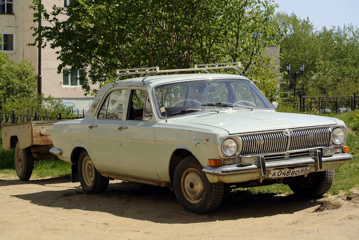 Сахалинская область, № А 048 ВО 65 — ГАЗ-24 Волга '68-86