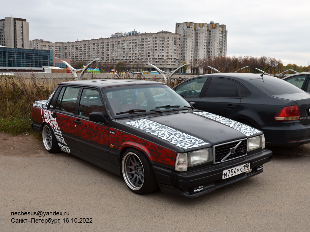 Санкт-Петербург, № М 754 РК 198 — Volvo 740 '84-92