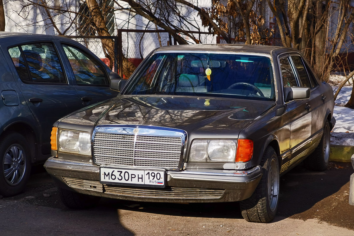 Московская область, № М 630 РН 190 — Mercedes-Benz (W126) '79-91