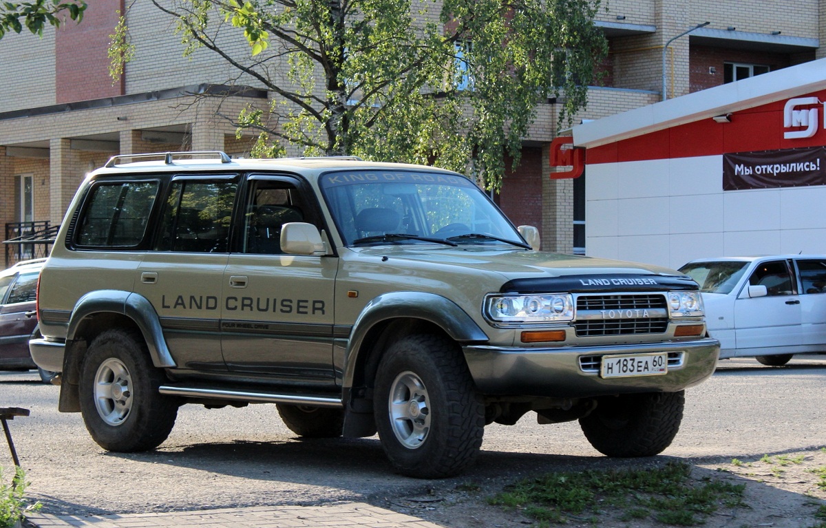 Псковская область, № Н 183 ЕА 60 — Toyota Land Cruiser 80 (J80) '89-97