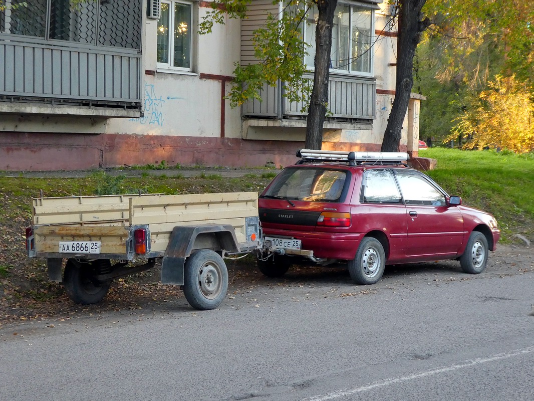 Приморский край, № Е 108 СЕ 25 — Toyota Starlet (P80) '89-95