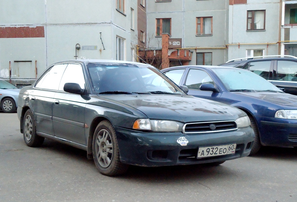 Псковская область, № А 932 ЕО 60 — Subaru Legacy '93–99
