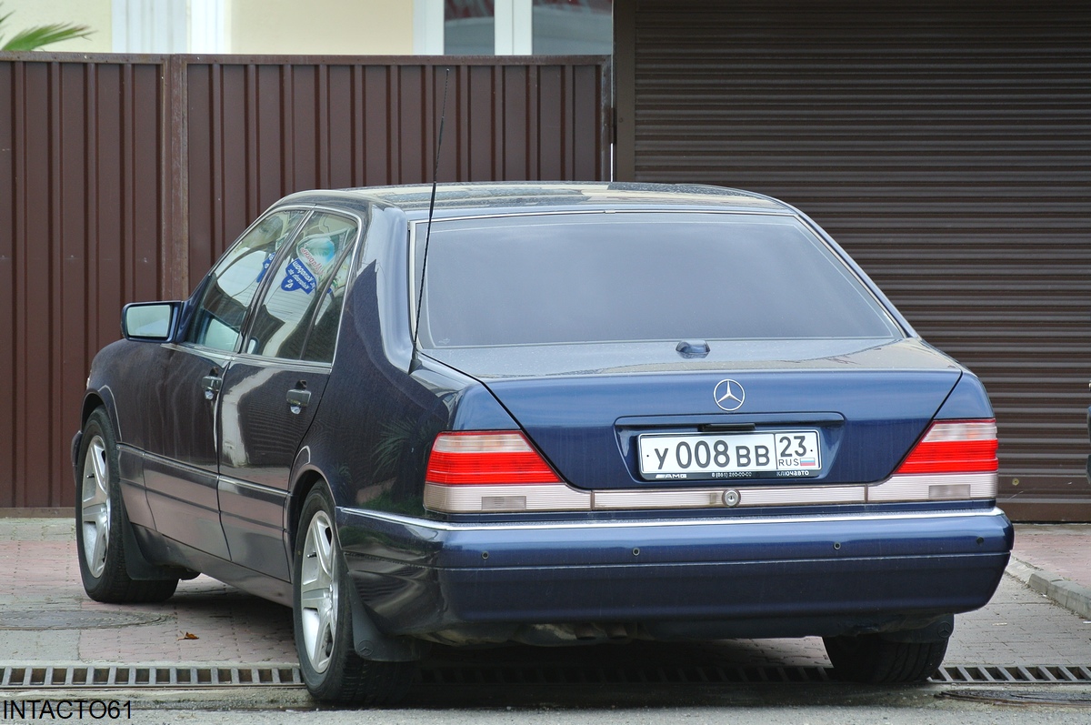 Краснодарский край, № У 008 ВВ 23 — Mercedes-Benz (W140) '91-98