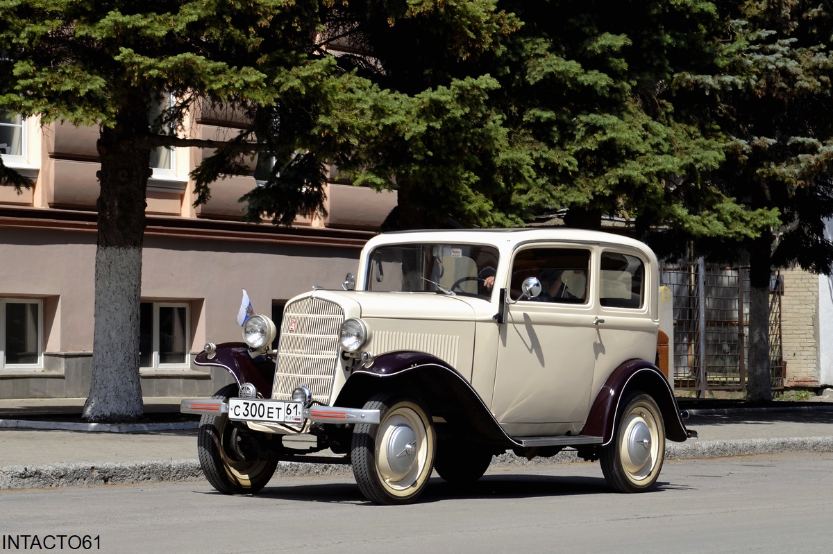 Ростовская область, № С 300 ЕТ 61 — Opel P4 '35-37; Ростовская область — Автопробег "Донретро" 2014