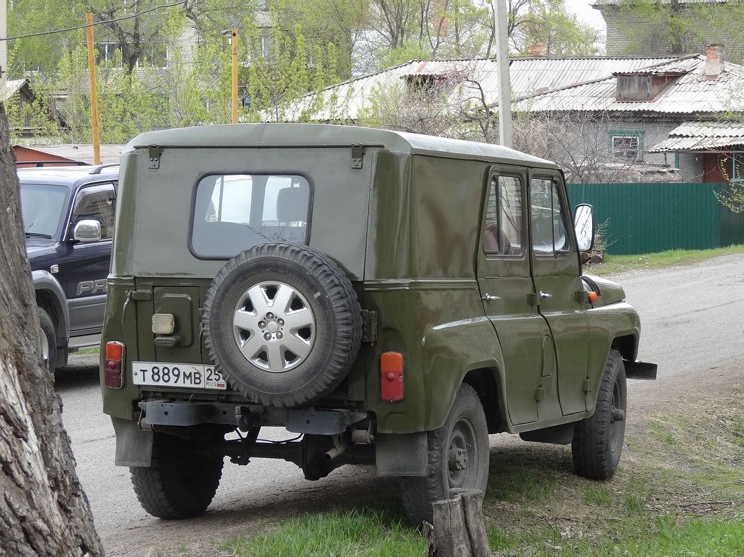 Приморский край, № Т 889 МВ 25 — УАЗ-469 '72-85