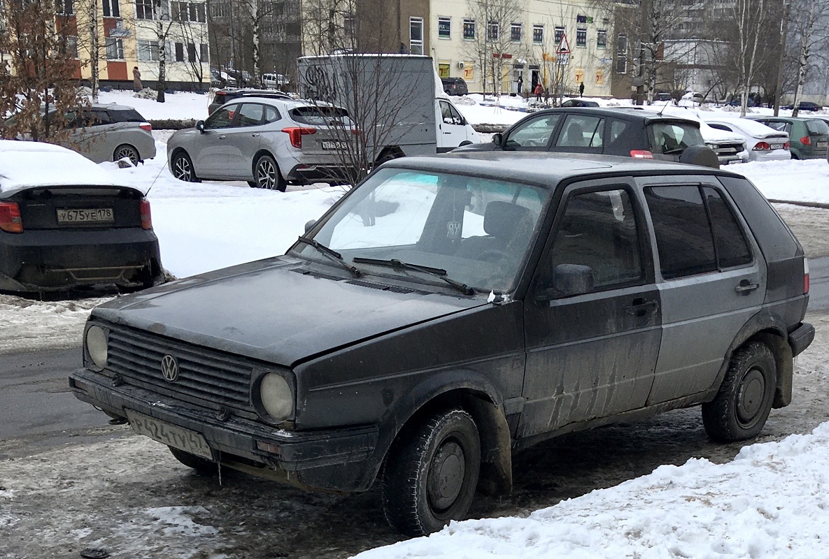 Ленинградская область, № Р 424 ТУ 47 — Volkswagen Golf (Typ 19) '83-92