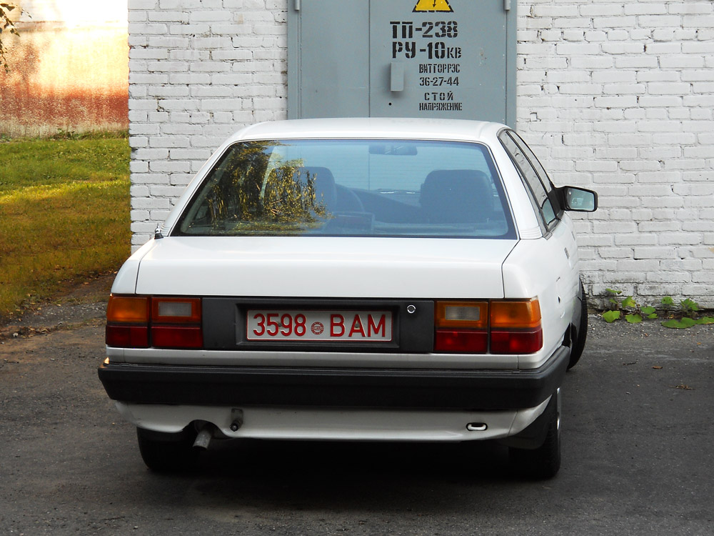 Витебская область, № 3598 ВАМ — Audi 100 (C3) '82-91