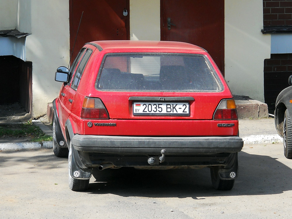 Витебская область, № 2035 ВК-2 — Volkswagen Golf (Typ 19) '83-92