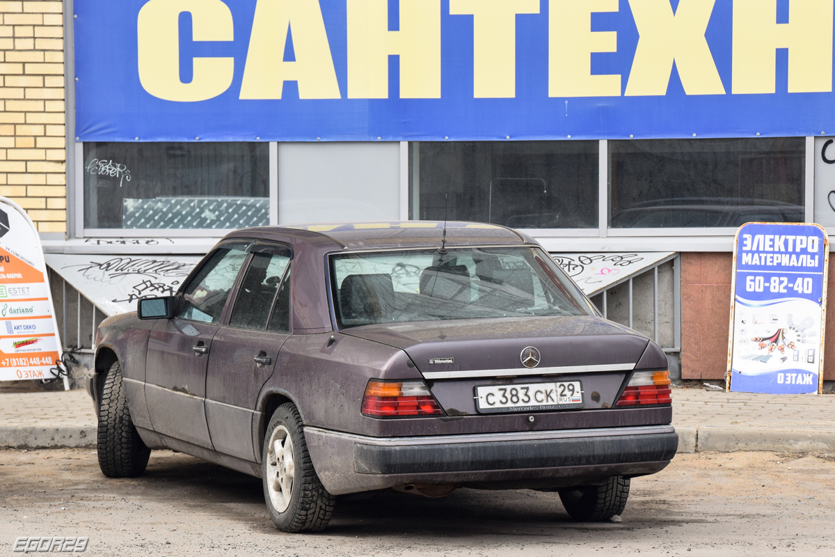 Архангельская область, № С 383 СК 29 — Mercedes-Benz (W124) '84-96