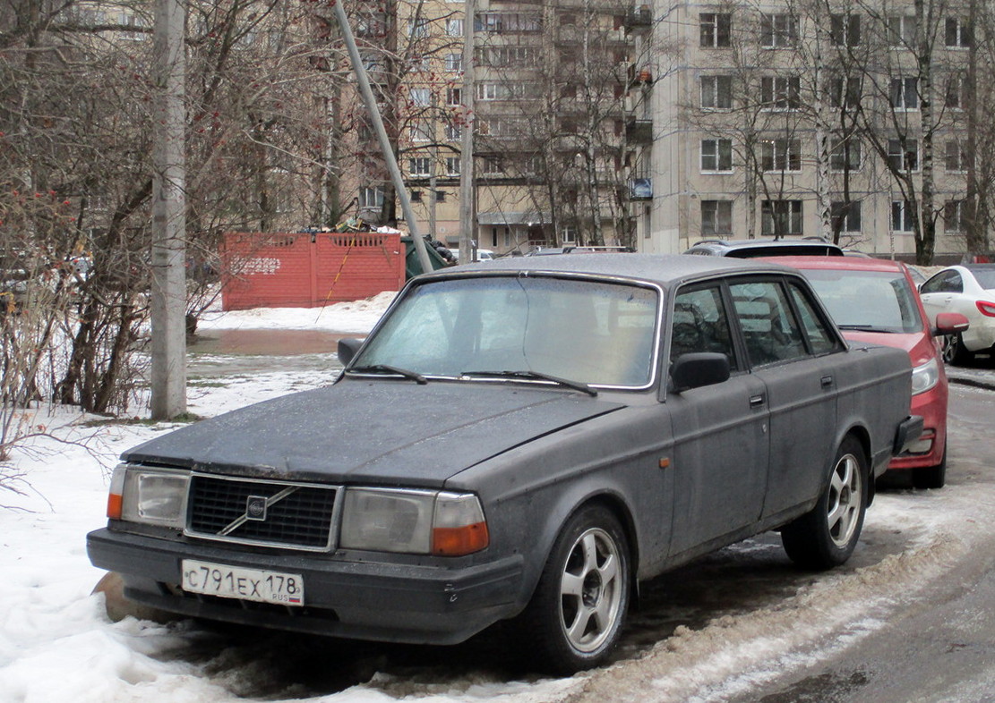 Санкт-Петербург, № С 791 ЕХ 178 — Volvo 240 Series (общая модель)