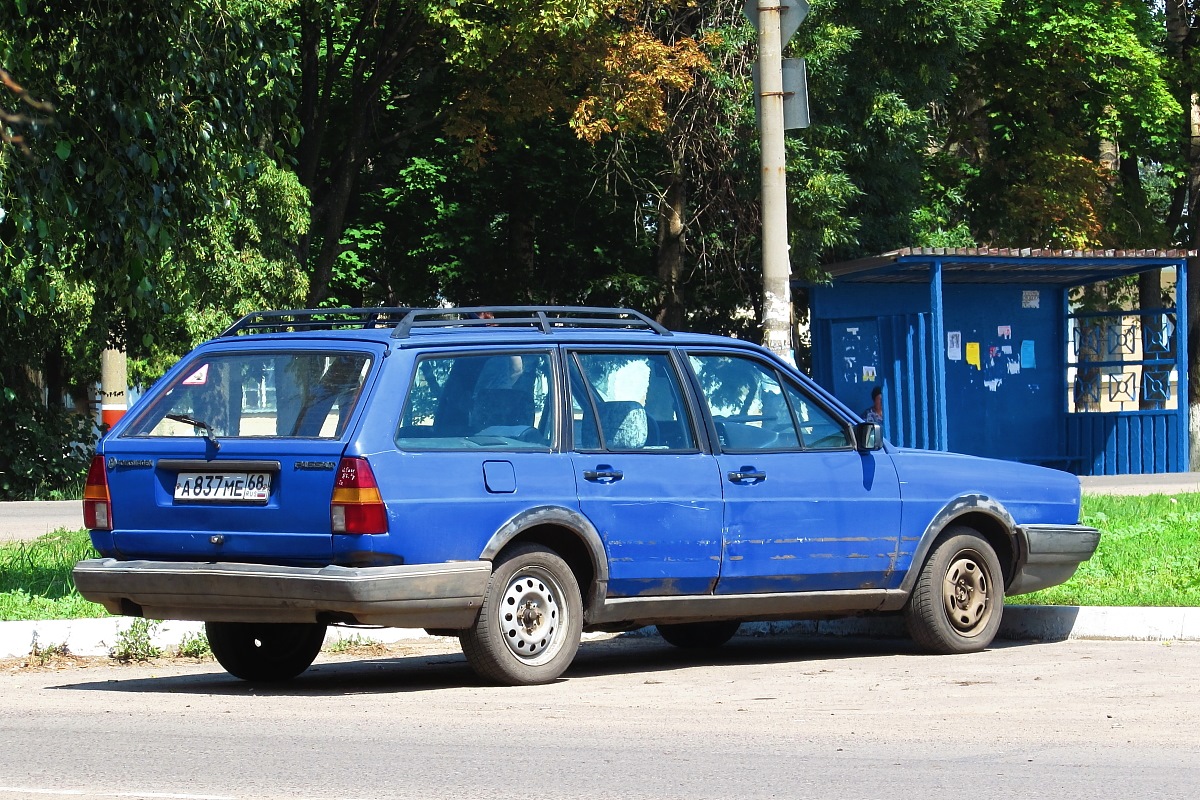 Тамбовская область, № А 837 МЕ 68 — Volkswagen Passat (B2) '80-88