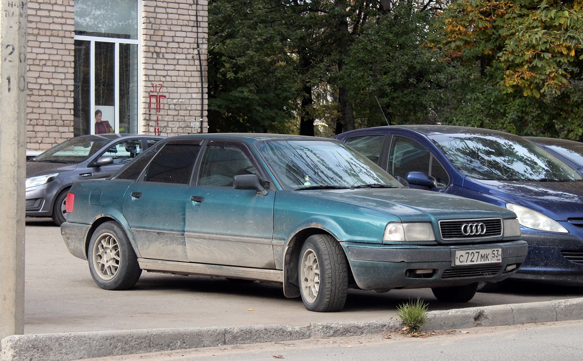 Псковская область, № С 727 МК 53 — Audi 80 (B4) '91-96