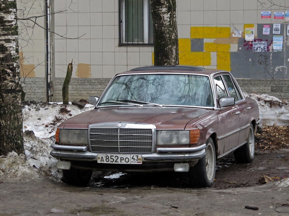 Кировская область, № А 852 РО 43 — Mercedes-Benz (W116) '72-80