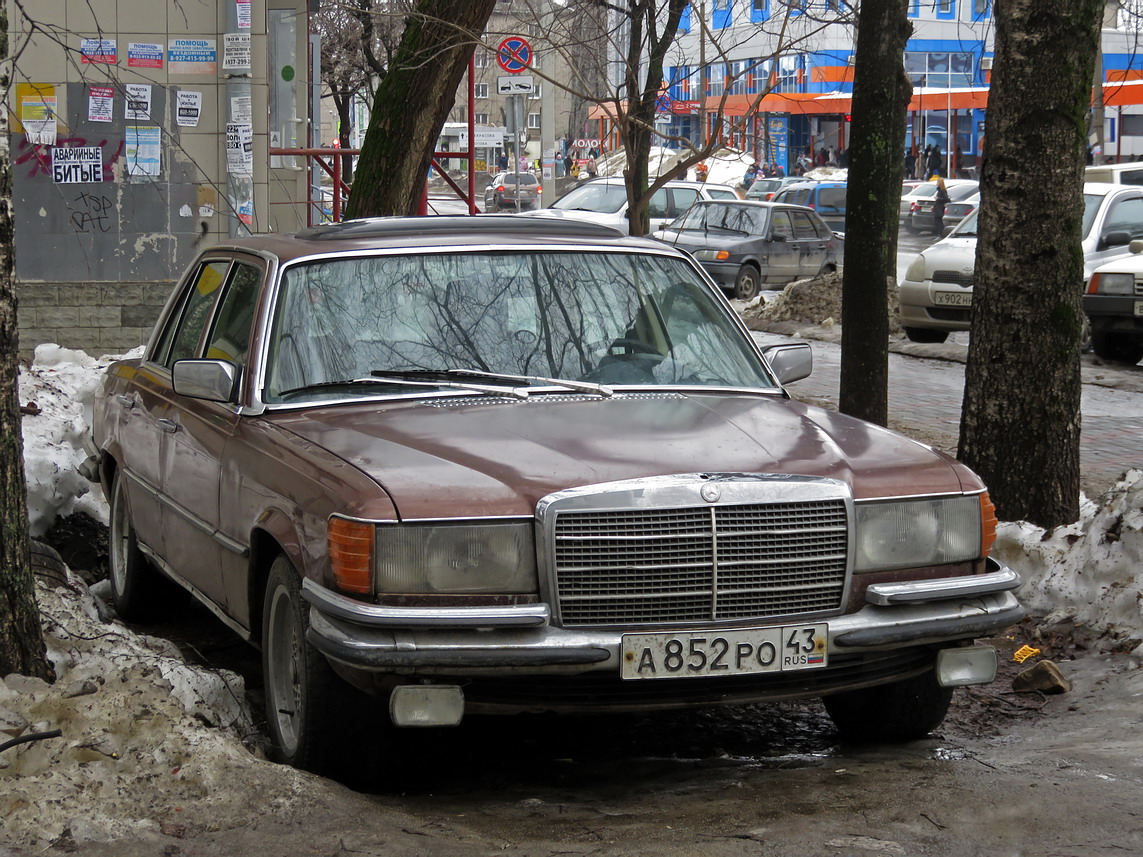 Кировская область, № А 852 РО 43 — Mercedes-Benz (W116) '72-80