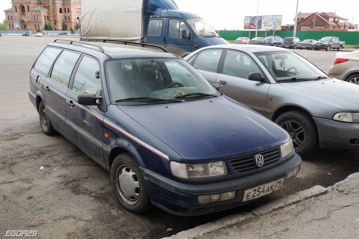 Архангельская область, № Е 254 АК 29 — Volkswagen Passat (B4) '93-97