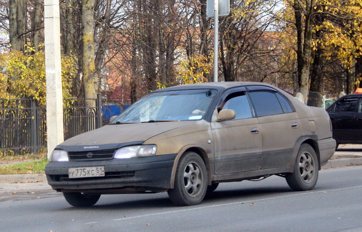 Псковская область, № У 775 КС 51 — Toyota Carina E '92–97