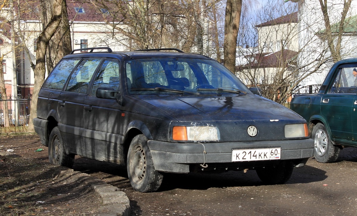 Псковская область, № К 214 КК 60 — Volkswagen Passat (B3) '88-93
