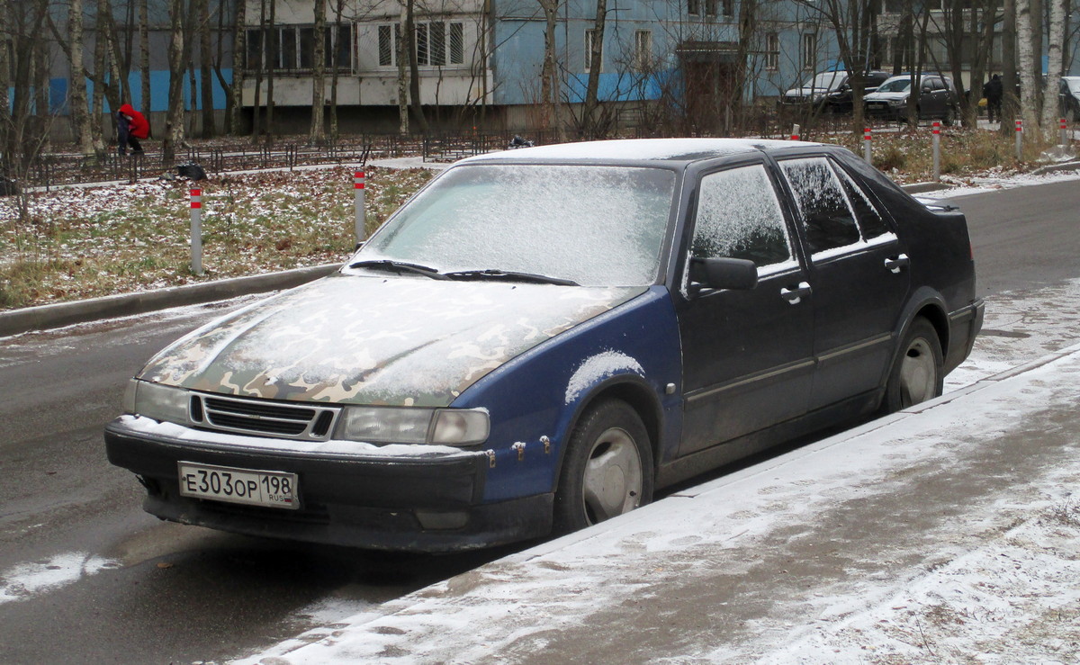 Санкт-Петербург, № Е 303 ОР 198 — Saab 9000 '84-98