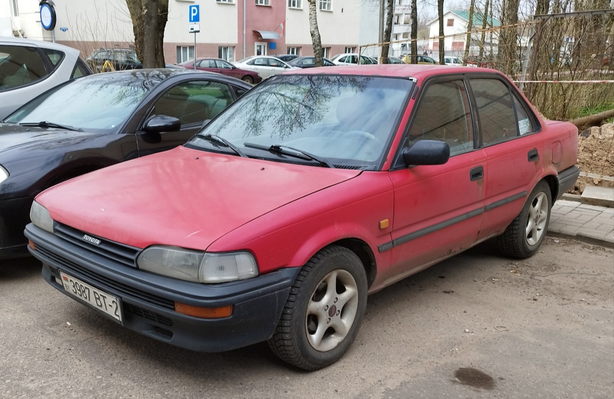 Витебская область, № 3987 ВТ-2 — Toyota Corolla (E100) '91-02