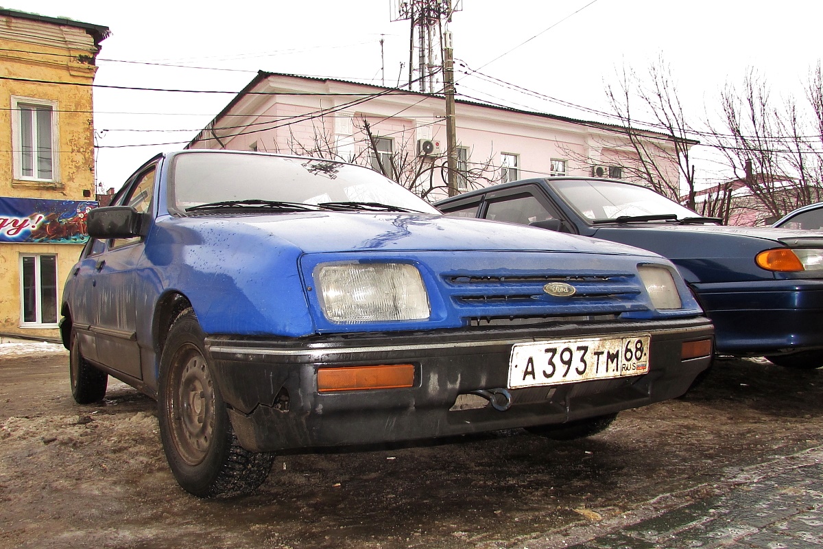 Тамбовская область, № А 393 ТМ 68 — Ford Sierra MkI '82-87