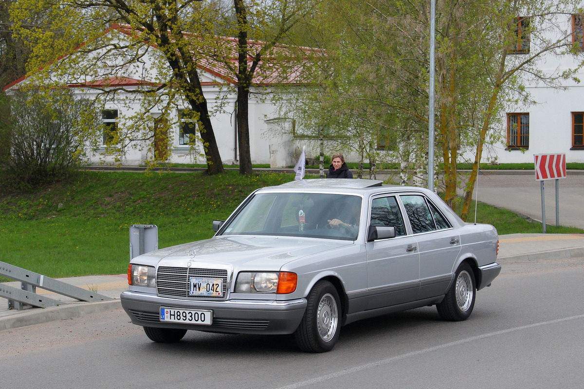 Литва, № H89300 — Mercedes-Benz (W126) '79-91; Литва — Mes važiuojame 2022