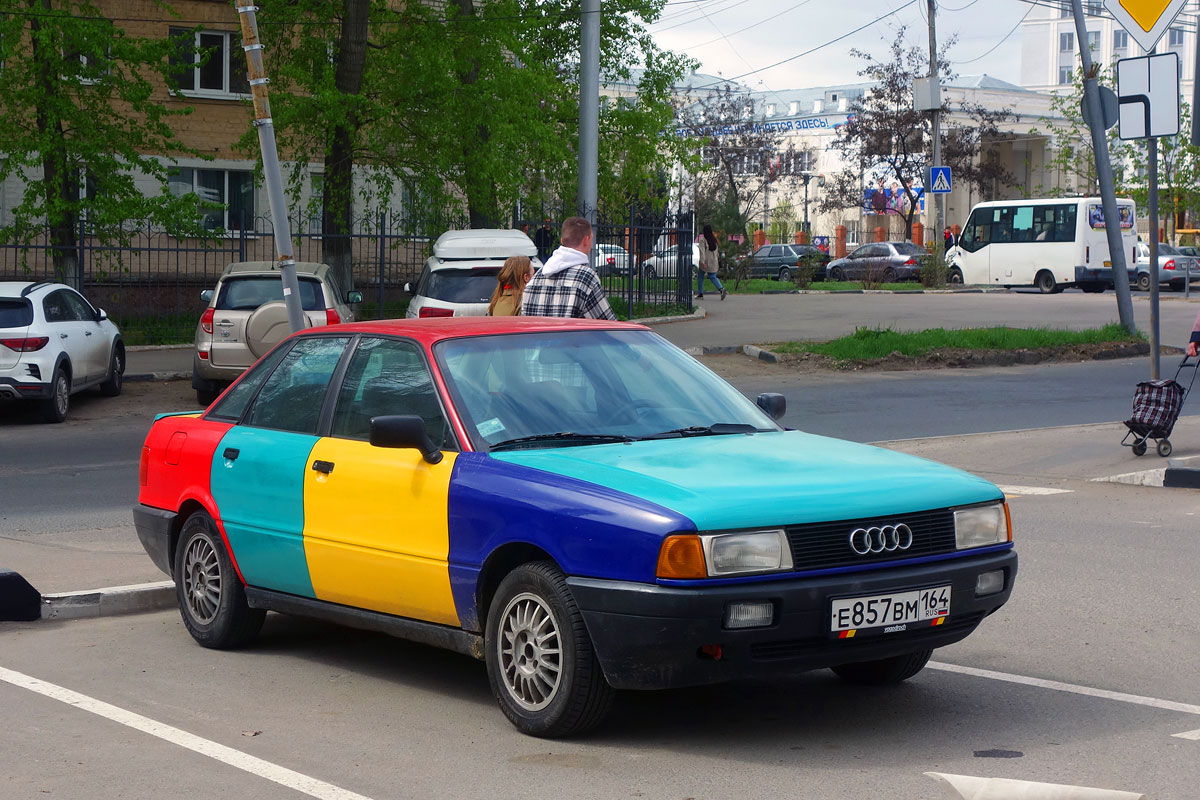 Саратовская область, № Е 857 ВМ 164 — Audi 80 (B3) '86-91