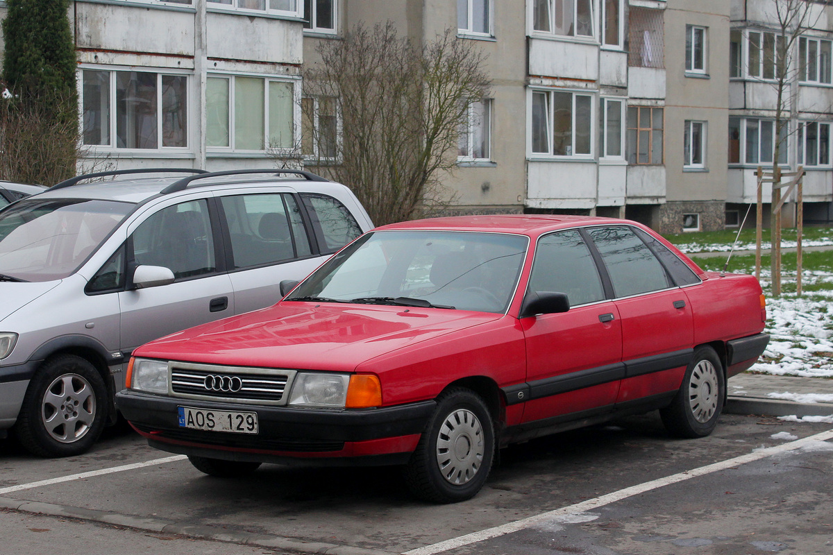 Литва, № AOS 129 — Audi 100 (C3) '82-91