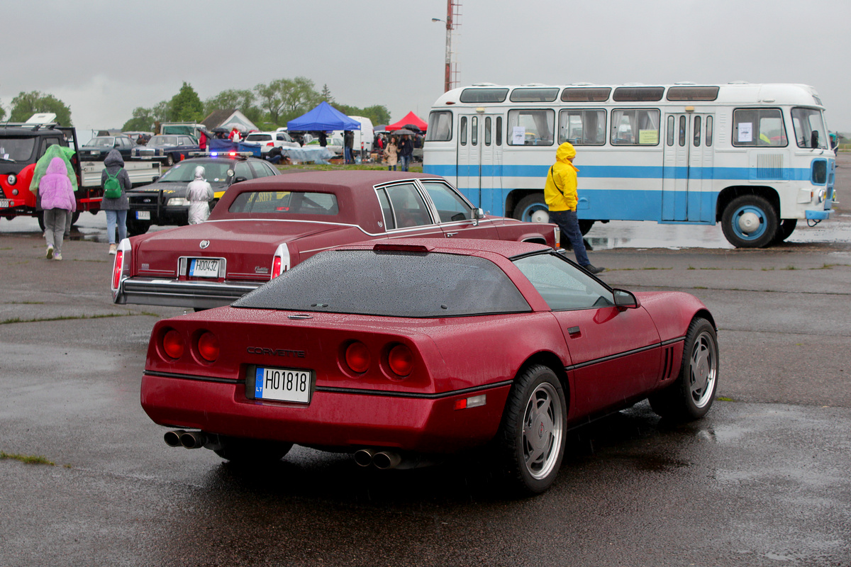 Литва, № H01818 — Chevrolet Corvette (C4) '84-96; Литва — Retro mugė 2022