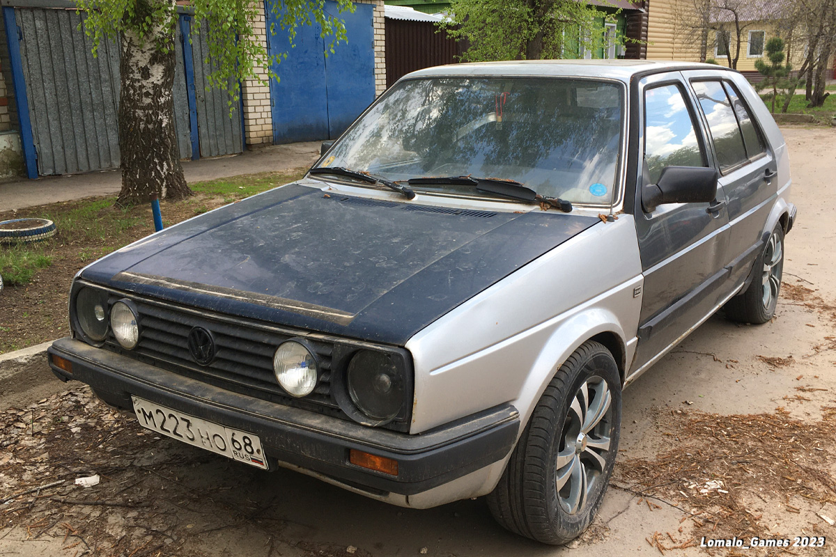 Тамбовская область, № М 223 НО 68 — Volkswagen Golf (Typ 19) '83-92