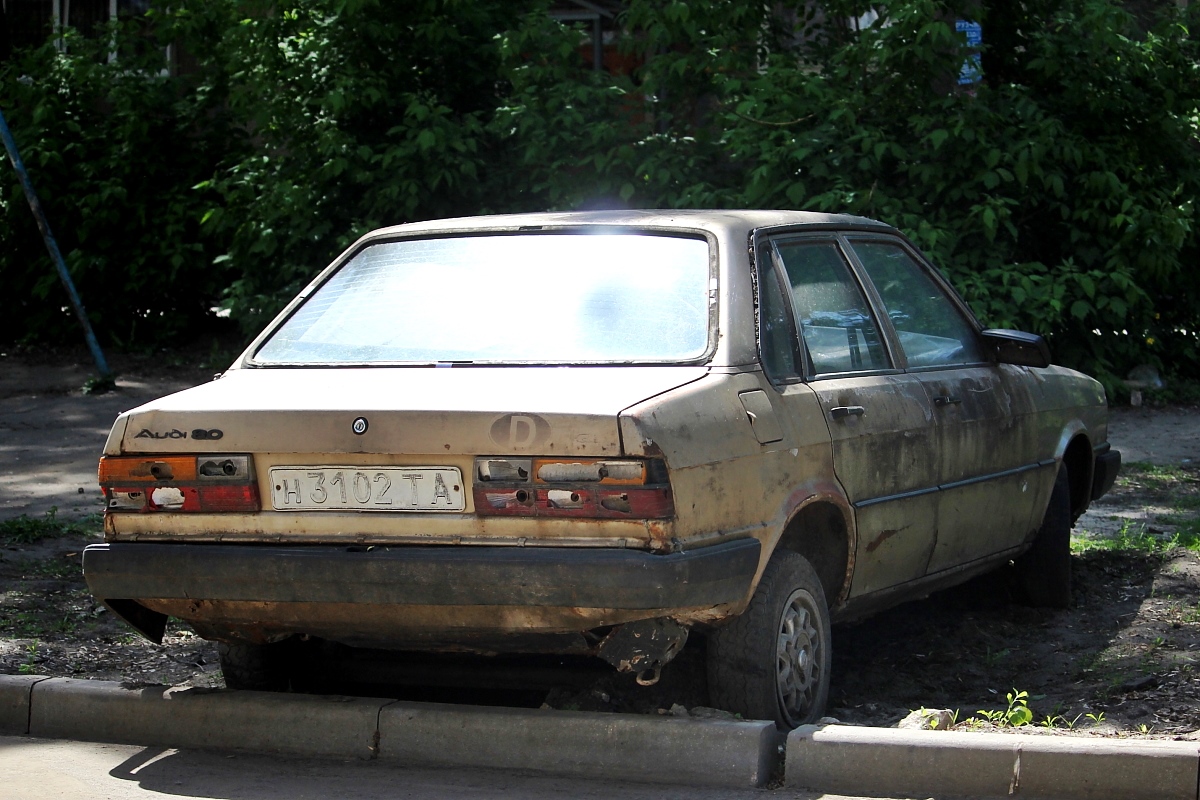 Тамбовская область, № Н 3102 ТА — Audi 80 (B2) '78-86