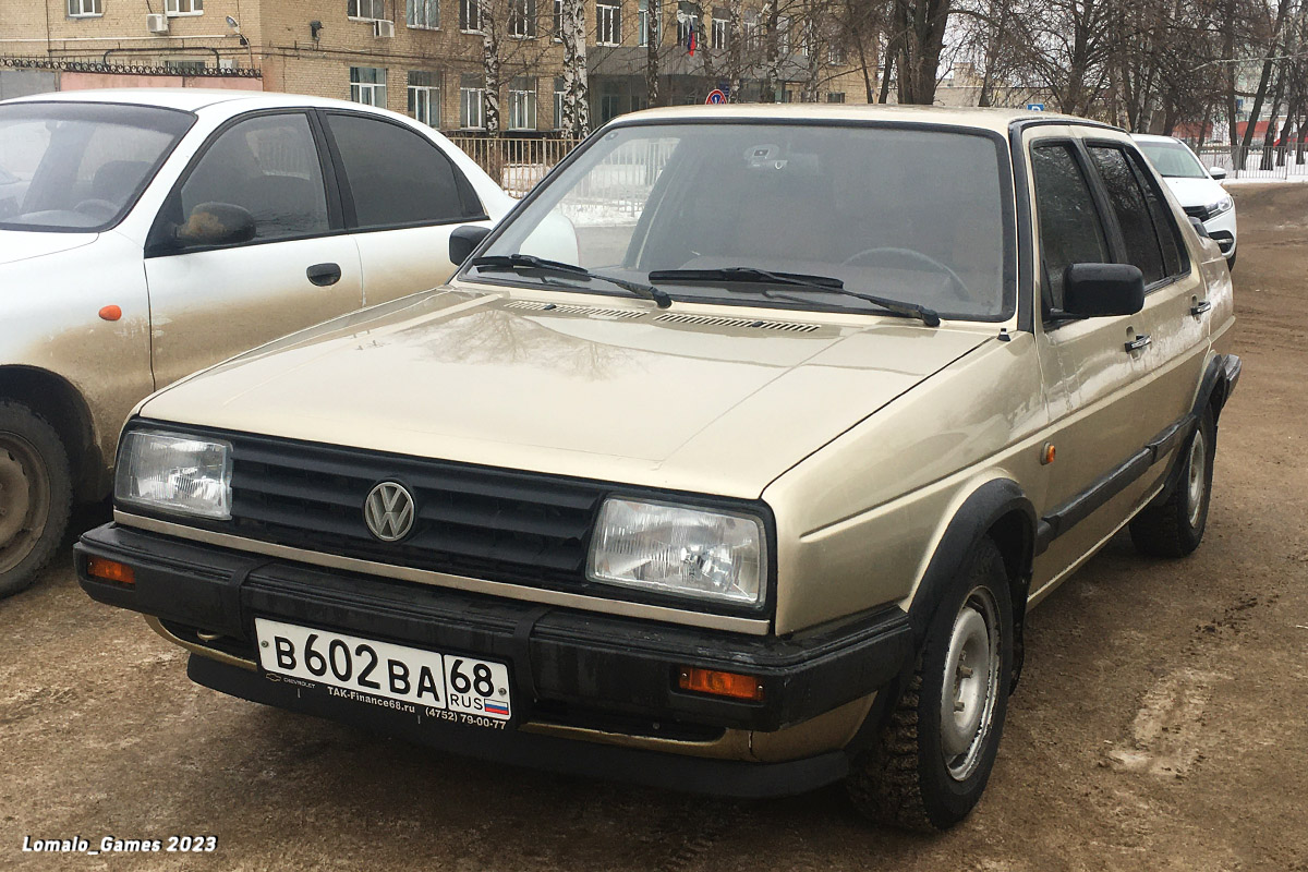 Тамбовская область, № В 602 ВА 68 — Volkswagen Jetta Mk2 (Typ 16) '84-92