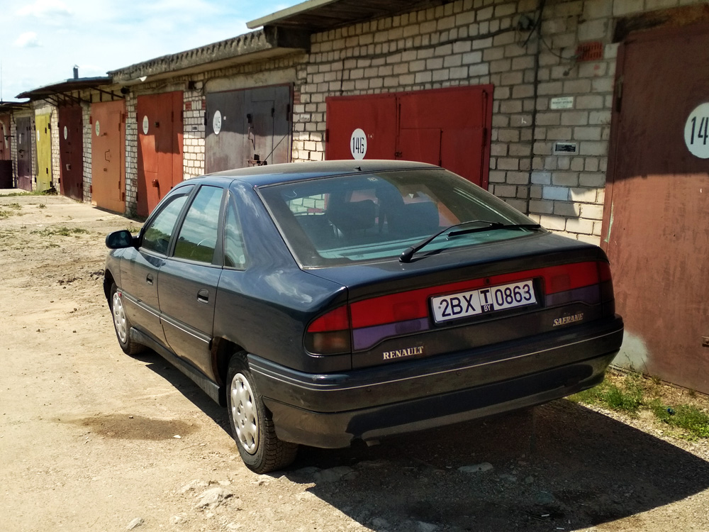 Витебская область, № 2ВХ Т 0863 — Renault Safrane (1G) '92-96
