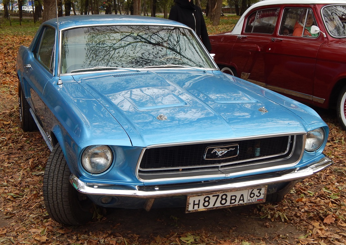 Самарская область, № Н 878 ВА 63 — Ford Mustang (1G) '65-73; Самарская область — Выставка ретро-автомобилей 29 октября 2016 г.