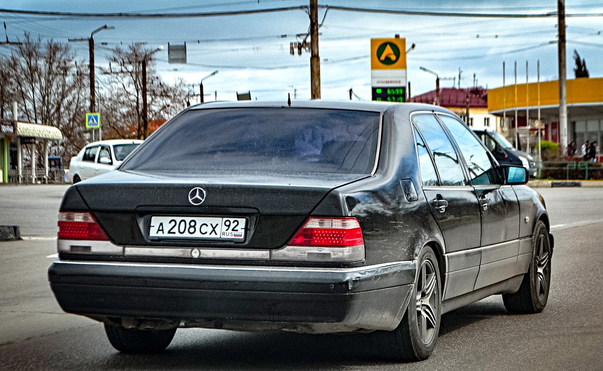 Севастополь, № А 208 СХ 92 — Mercedes-Benz (W140) '91-98