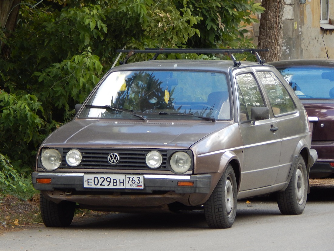 Самарская область, № Е 029 ВН 763 — Volkswagen Golf (Typ 19) '83-92