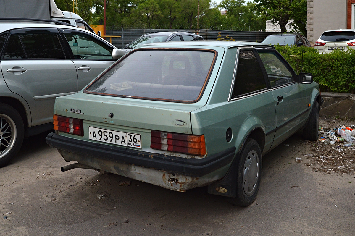 Воронежская область, № А 959 РА 36 — Ford Escort MkIII '80-86