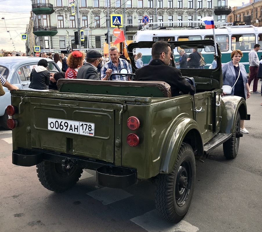 Санкт-Петербург, № О 069 АН 178 — ГАЗ-69А '53-73; Санкт-Петербург — Международный транспортный фестиваль "SPb TransportFest 2023"