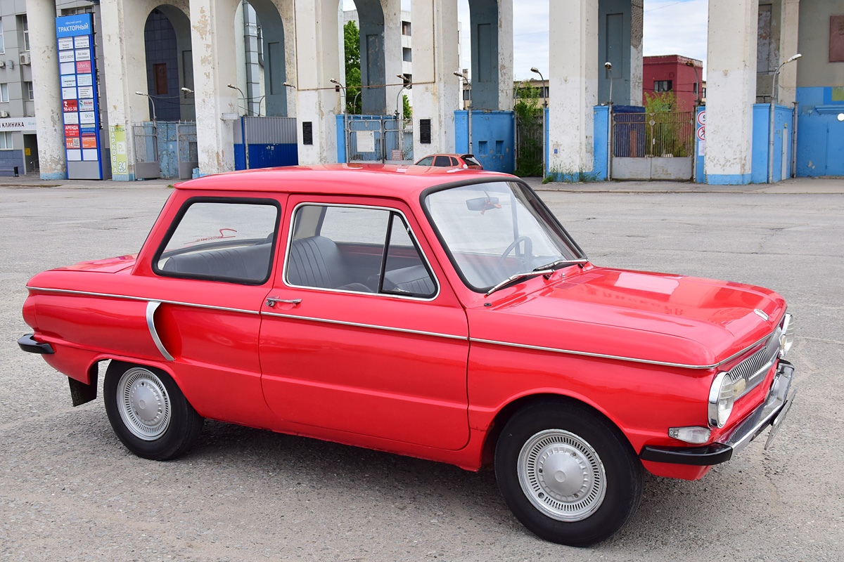 Волгоградская область, № Н 144 РУ 34 — ЗАЗ-968 Запорожец '71-79; Волгоградская область — Ретропарад 9 мая 2023