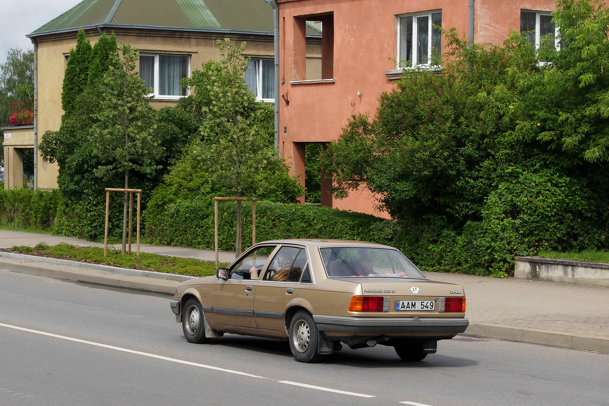 Литва, № AAM 549 — Opel Rekord (E2) '82-86