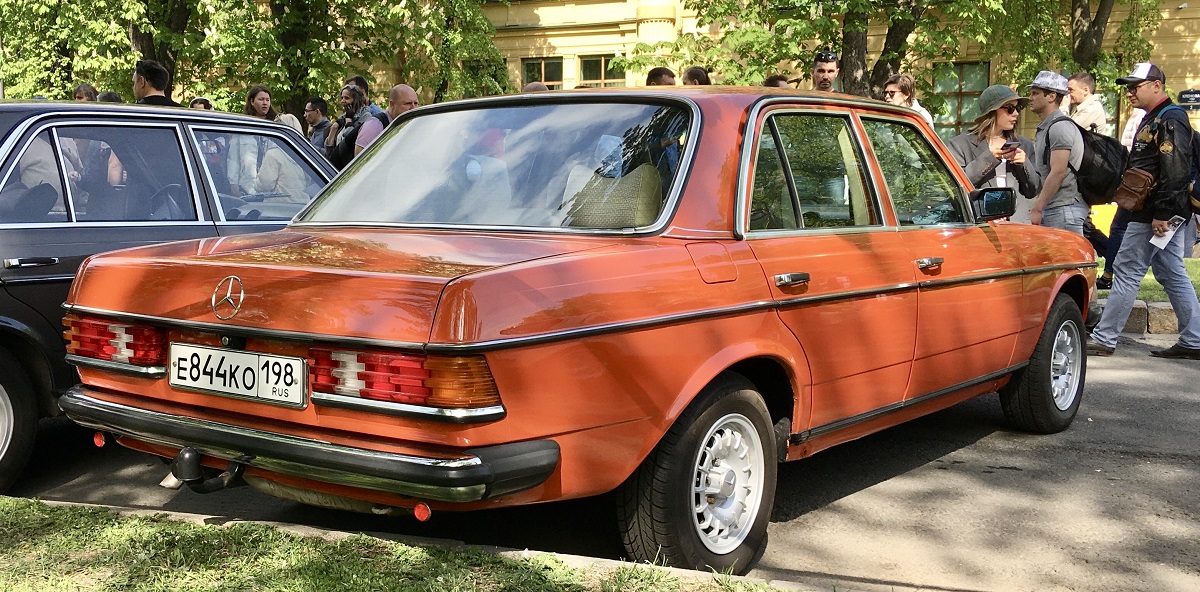 Санкт-Петербург, № Е 844 КО 198 — Mercedes-Benz (W123) '76-86; Санкт-Петербург — Международный транспортный фестиваль "SPb TransportFest 2023"