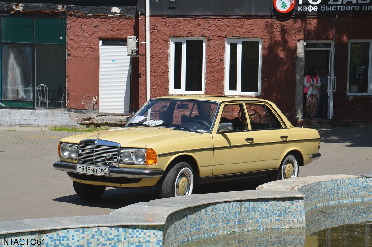 Ростовская область, № Т 918 МН 161 — Mercedes-Benz (W123) '76-86; Ростовская область — Retro Motor Show_2023_Май