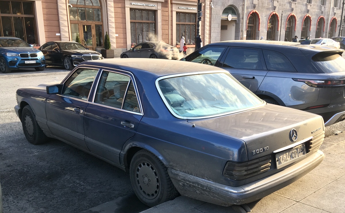 Санкт-Петербург, № Х 424 СР 78 — Mercedes-Benz (W126) '79-91