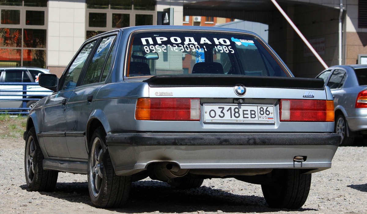 Ханты-Мансийский автоном.округ, № О 318 ЕВ 86 — BMW 3 Series (E30) '82-94