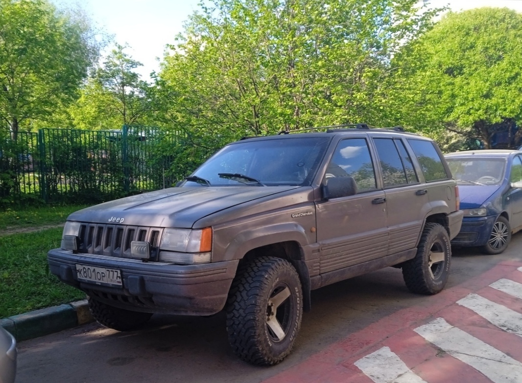 Москва, № К 801 ОР 777 — Jeep Grand Cherokee (ZJ) '92-98