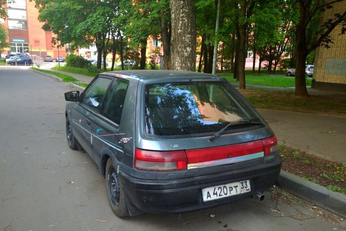 Московская область, № А 420 РТ 33 — Mazda 323 (BG) '89-94; Владимирская область — Вне региона